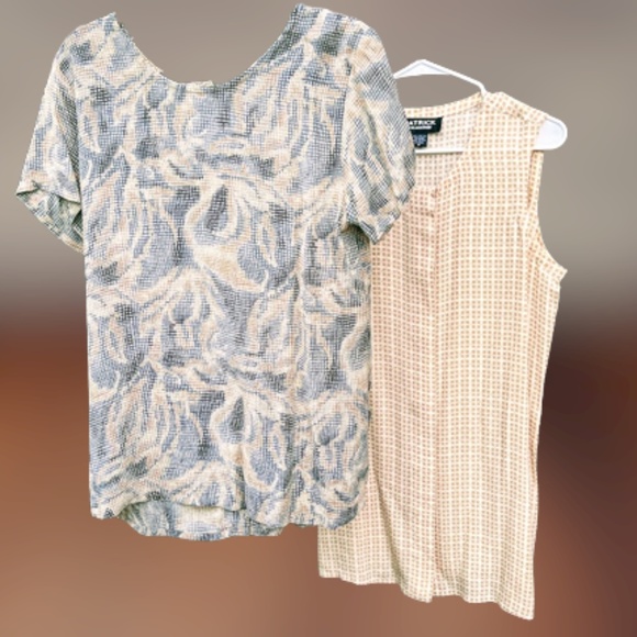 Patrick Collection & Componix Silk Tunic/Skirt Bundle 3-Piece Vintage - Picture 3 of 16